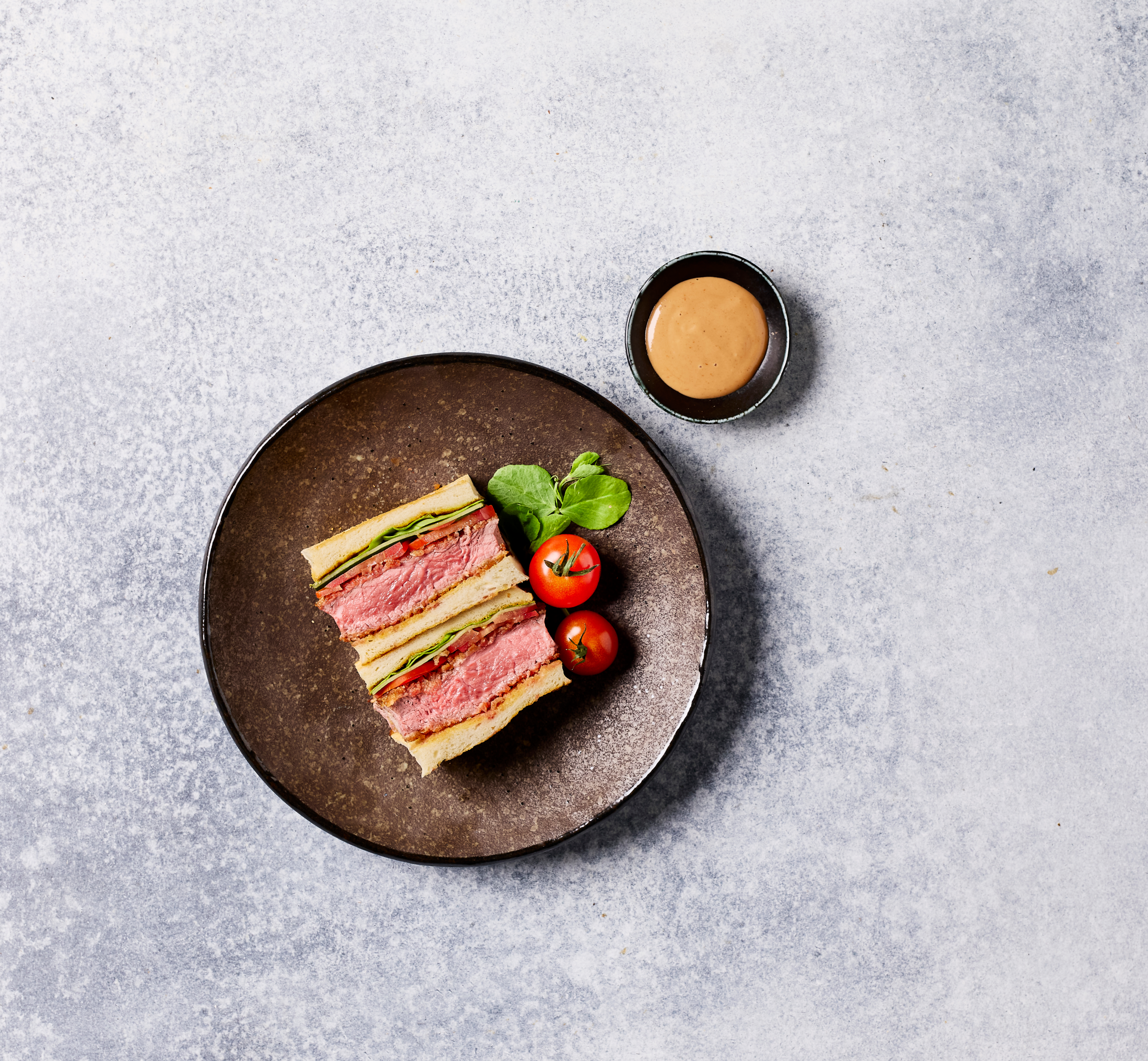 Panko Beef Cutlet Sandwich